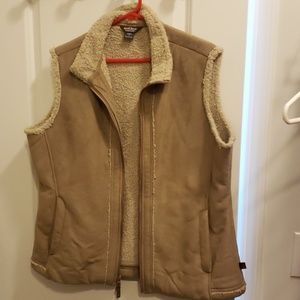 Fleece lined vest